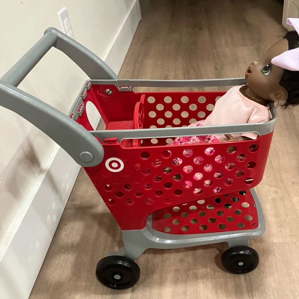 Target cart and baby alive dolldoll